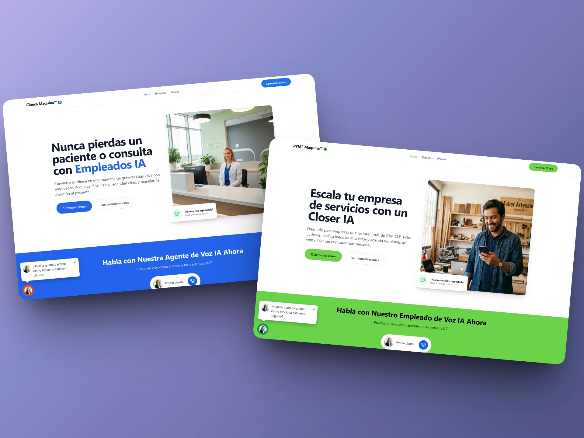 Diseño web Empleado de IA — JPEdesign