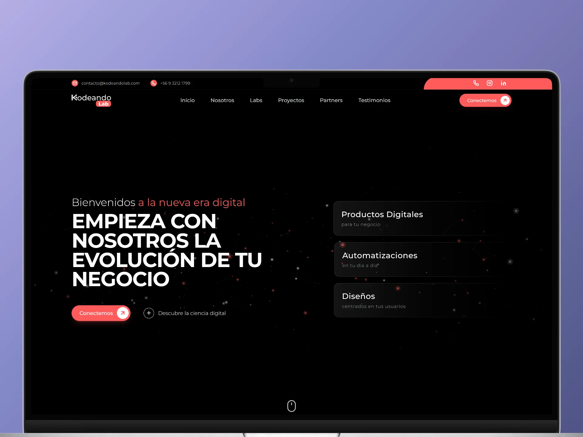 Diseño web Kodeandolab — JPEdesign