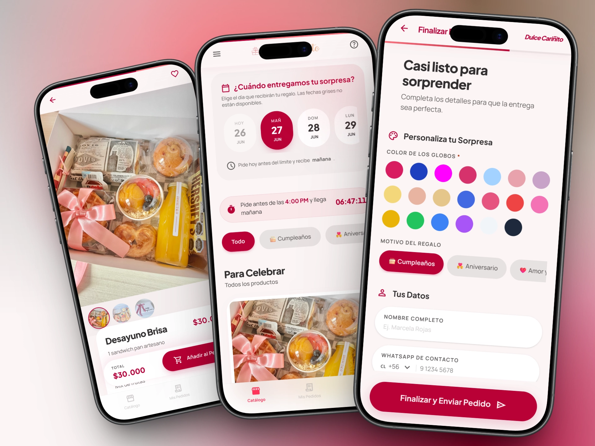 WebApp Dulce Cariñito Sorpresa — JPEdesign