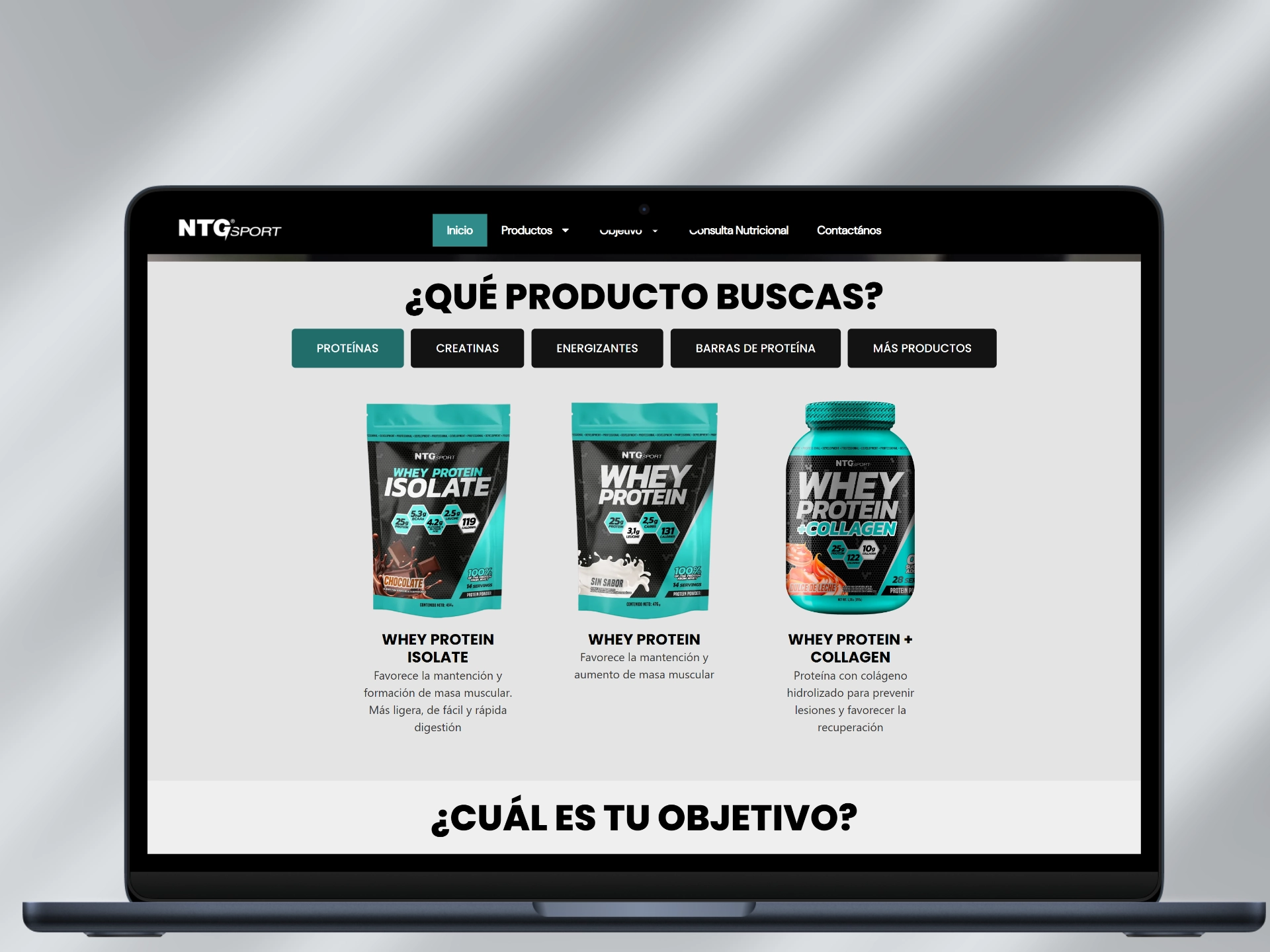Catálogo web NTGSport — JPEdesign